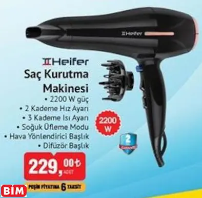 HEİFER SAÇ KURUTMA  MAKİNESİ